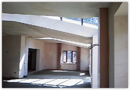 domestic interior plastering work